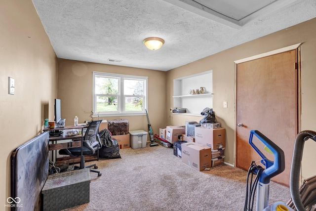 5780 S County Road 625 W, Reelsville, IN 46171 - carpeted office space with a textured ceiling and visible vents