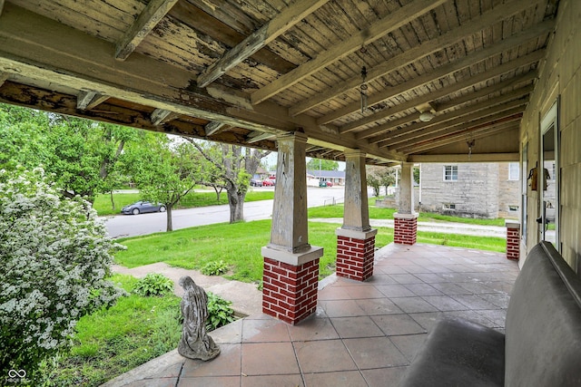 509 S Main St, Greencastle, IN 46135 - view of patio / terrace featuring a porch