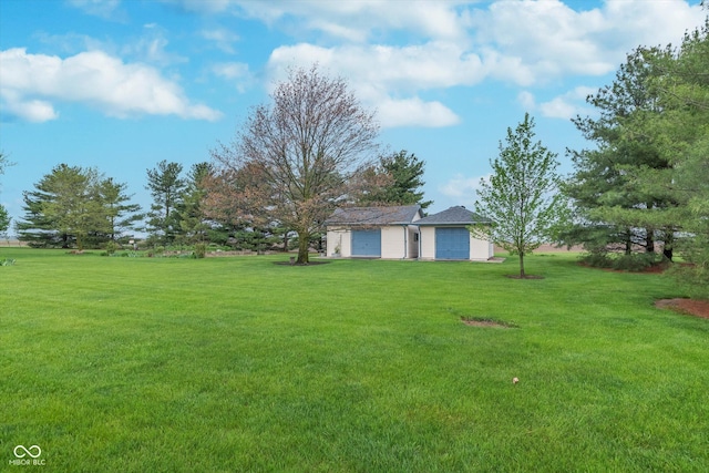 7020 N 375 E, Lebanon, IN 46052 - view of yard with a garage