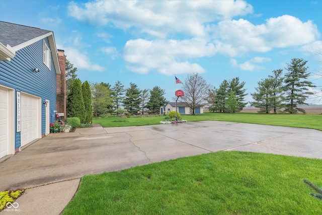 7020 N 375 E, Lebanon, IN 46052 - view of basketball court featuring a yard