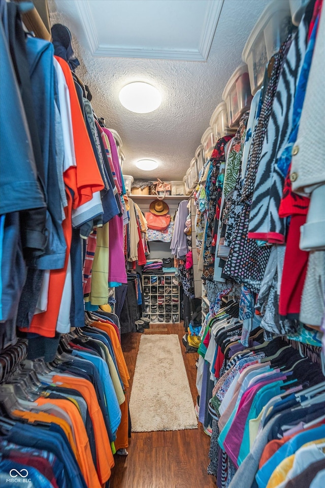 7020 N 375 E, Lebanon, IN 46052 - walk in closet featuring wood finished floors