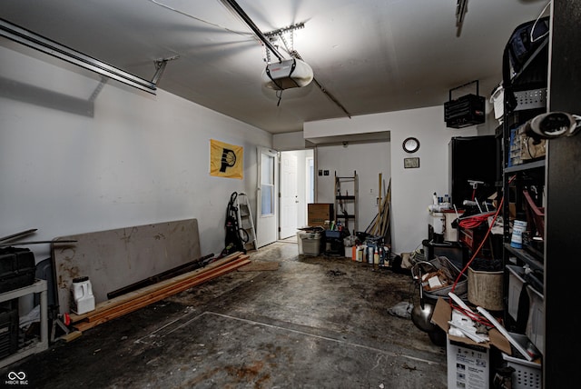 6814 Summer Time Dr, Indianapolis, IN 46226 - garage featuring a garage door opener