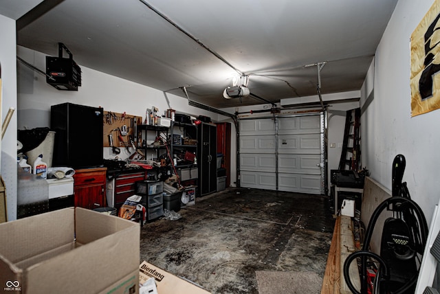 6814 Summer Time Dr, Indianapolis, IN 46226 - garage with a garage door opener