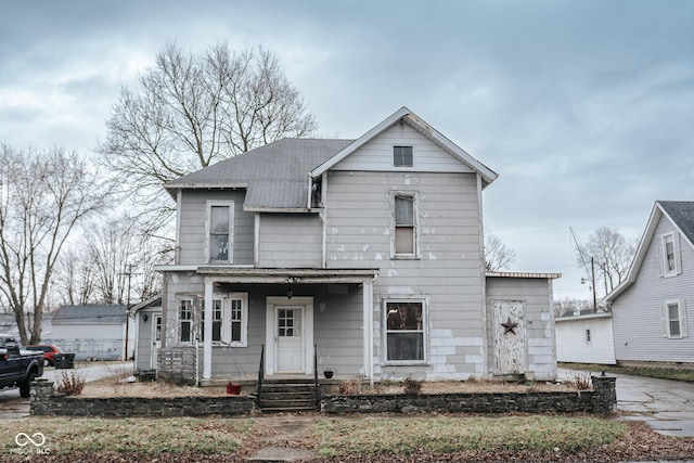 307 N Main St, Carthage, IN 46115 - view of front of home with roof with shingles