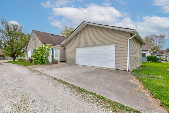 120 W S St, Tipton, IN 46072 - view of front of property with a shingled roof, a front lawn, and concrete driveway