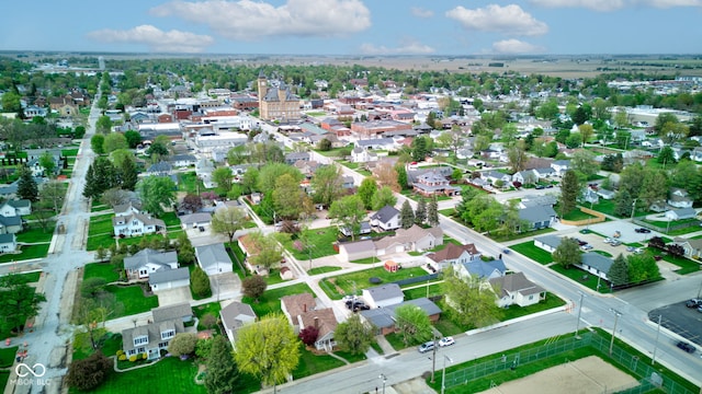 120 W S St, Tipton, IN 46072 - birds eye view of property with a residential view