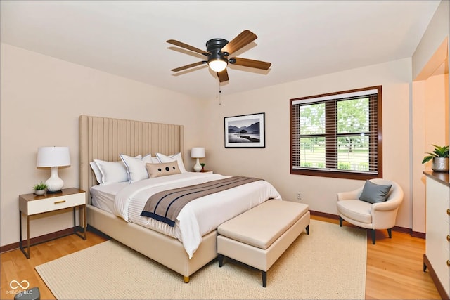 12087 N Gasburg Rd, Mooresville, IN 46158 - bedroom featuring light wood-type flooring