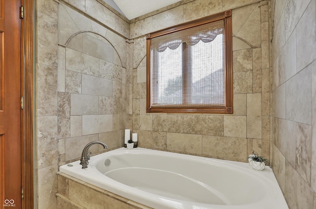 bathroom with a bath