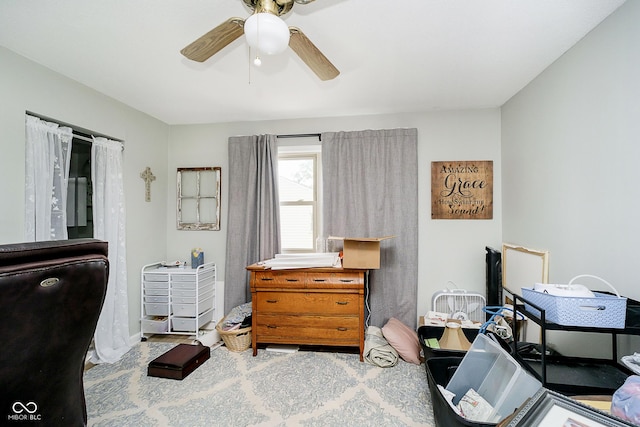 162 Carmelaire Dr, Carmel, IN 46032 - office featuring a ceiling fan