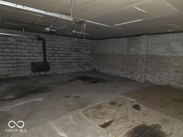 1354 Roache St, Indianapolis, IN 46208 - garage with a garage door opener and heating fuel