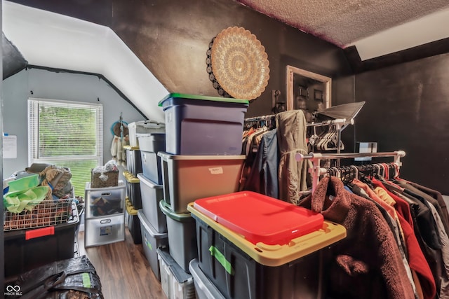 view of storage room