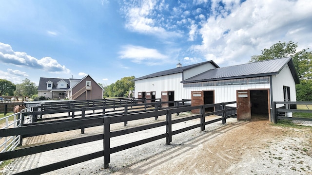 view of stable