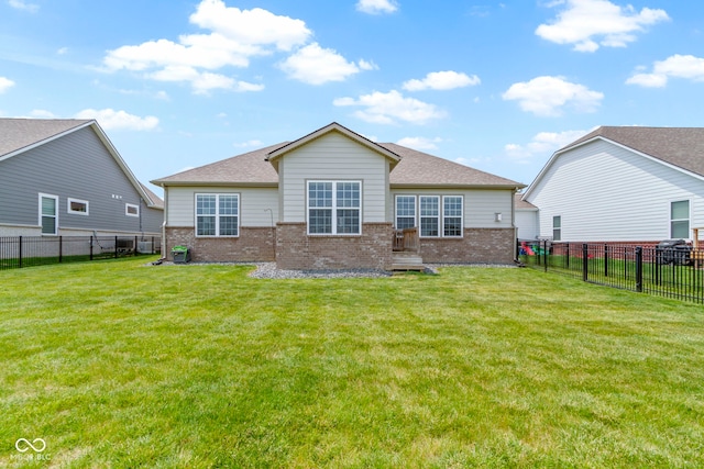 11595 Platt St, Noblesville, IN 46060 - back of property with brick siding and roof with shingles