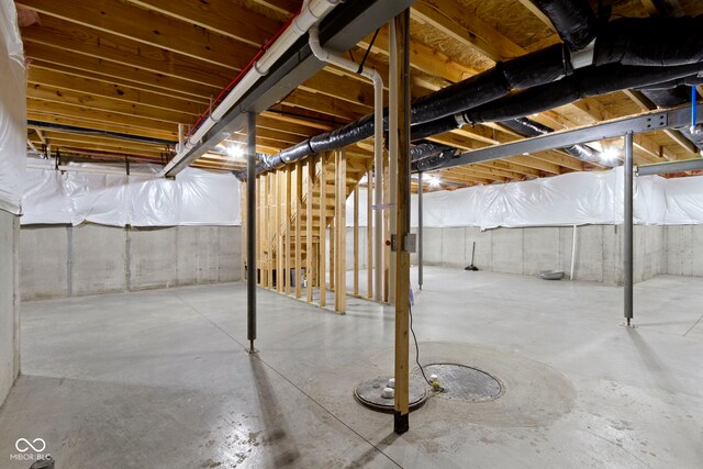11595 Platt St, Noblesville, IN 46060 - view of unfinished below grade area