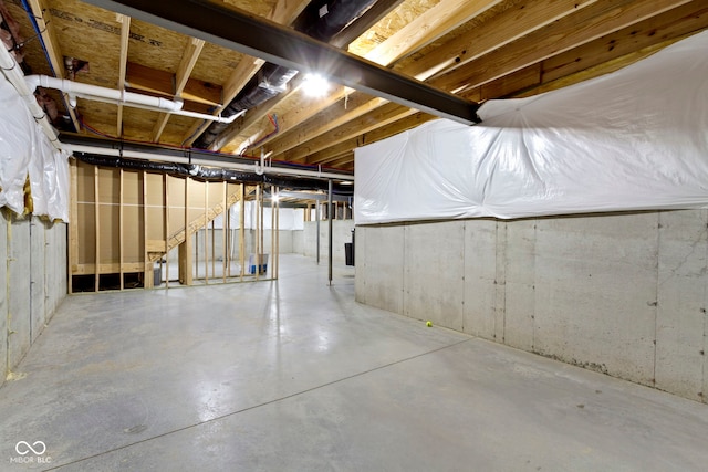 11595 Platt St, Noblesville, IN 46060 - view of unfinished basement