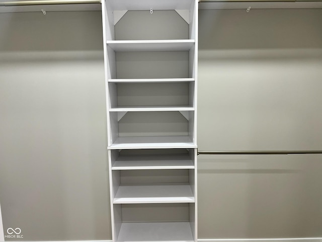 view of closet