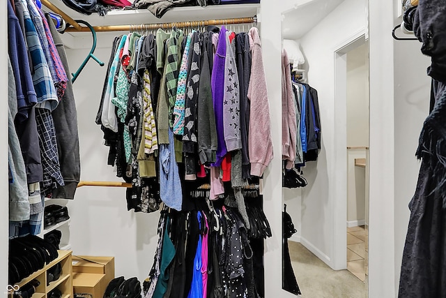 601 Shady Ln, Greenwood, IN 46142 - walk in closet with tile patterned flooring