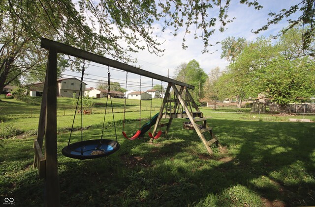 5041 Norcroft Dr, Indianapolis, IN 46221 - view of playground with a yard