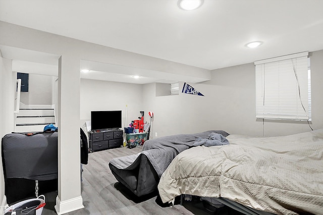 1641 Iowa St, Indianapolis, IN 46203 - bedroom with light wood-style flooring