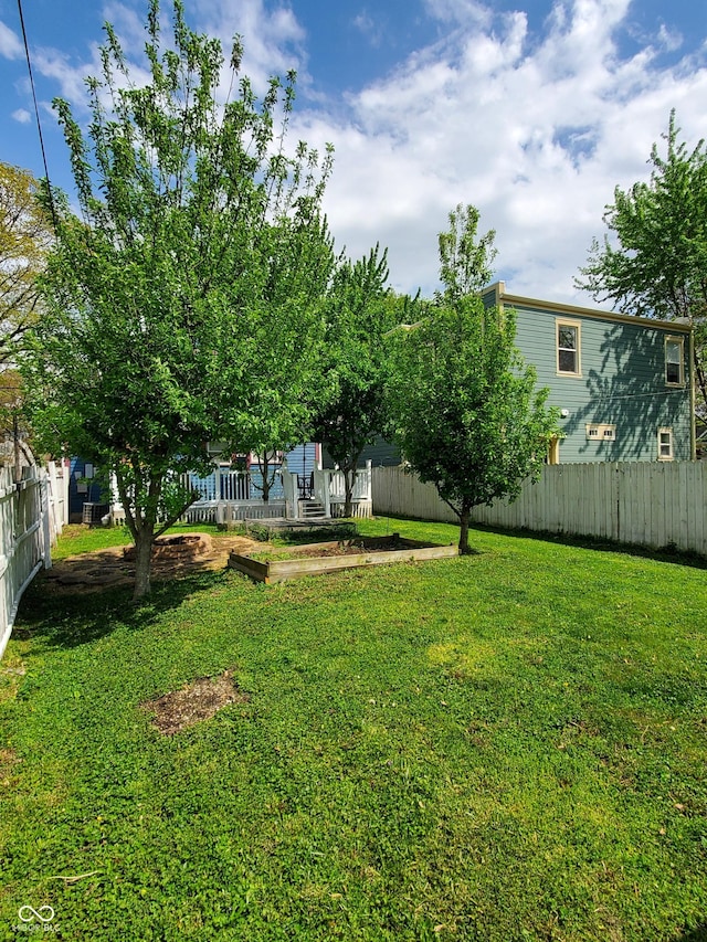 1050 Jefferson Ave, Indianapolis, IN 46201 - view of yard featuring fence