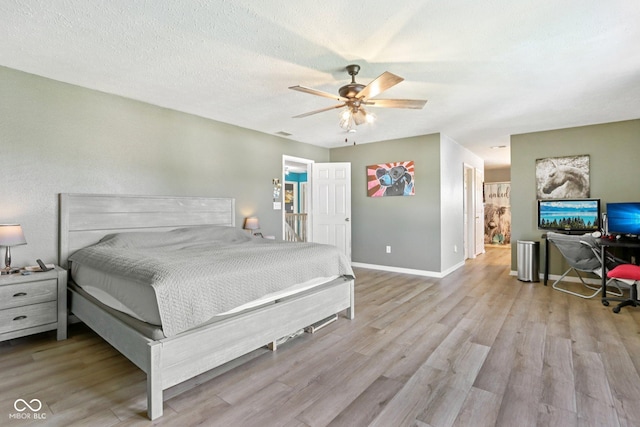 2116 Crimson Ln, Lebanon, IN 46052 - bedroom featuring wood finished floors and ceiling fan