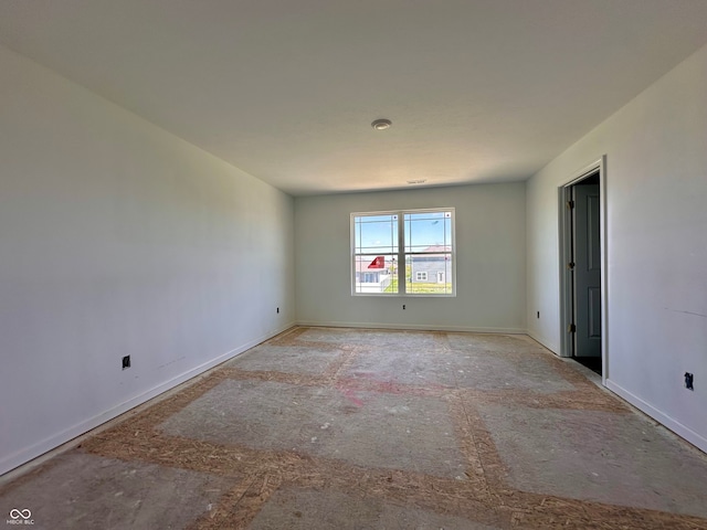 1216 Mcbride St, Greenfield, IN 46140 - spare room with baseboards