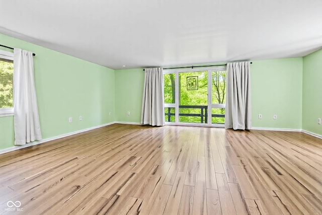 1686 Borders Rd, Nashville, IN 47448 - spare room with wood finished floors and baseboards