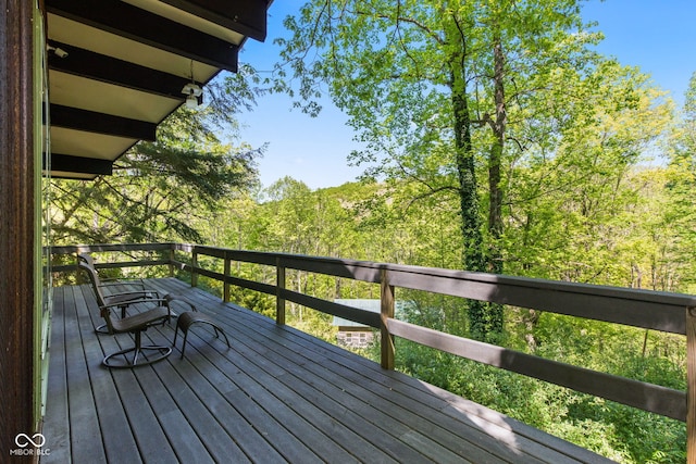 1686 Borders Rd, Nashville, IN 47448 - view of deck