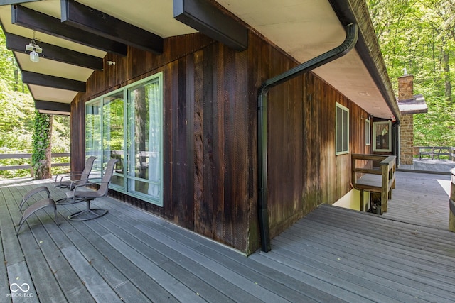 1686 Borders Rd, Nashville, IN 47448 - view of deck