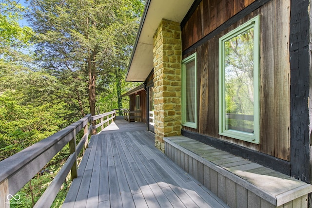 1686 Borders Rd, Nashville, IN 47448 - view of deck
