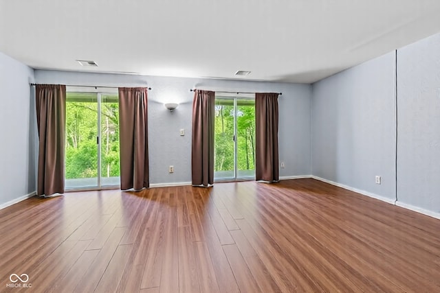 1686 Borders Rd, Nashville, IN 47448 - spare room with wood finished floors and baseboards