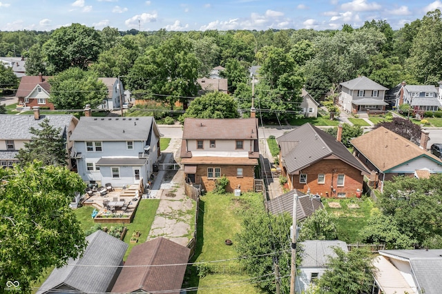 6051 Lowell Ave, Indianapolis, IN 46219 - aerial perspective of suburban area