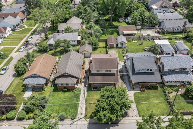 6051 Lowell Ave, Indianapolis, IN 46219 - aerial perspective of suburban area