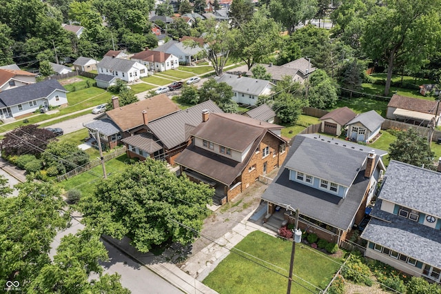 6051 Lowell Ave, Indianapolis, IN 46219 - aerial view of residential area