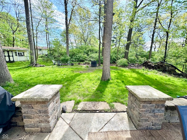 4223 Kestrel Ct, Indianapolis, IN 46254 - view of yard featuring an outdoor structure