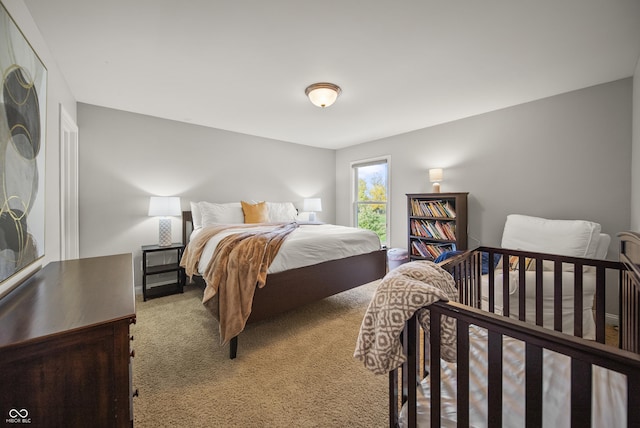 bedroom with carpet flooring