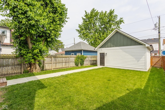 1534 Fletcher Ave, Indianapolis, IN 46203 - view of fenced backyard