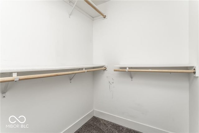 622 E 10th St Unit 212, Indianapolis, IN 46202 - spacious closet with dark colored carpet