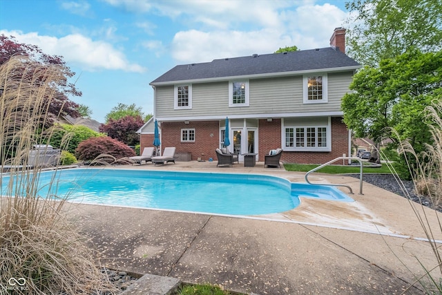 4401 W Hunters Ridge Ln W, Greenwood, IN 46143 - pool with a patio