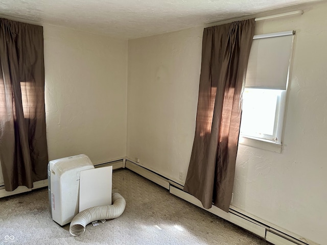 318 Elva St, Anderson, IN 46013 - carpeted empty room with a textured ceiling