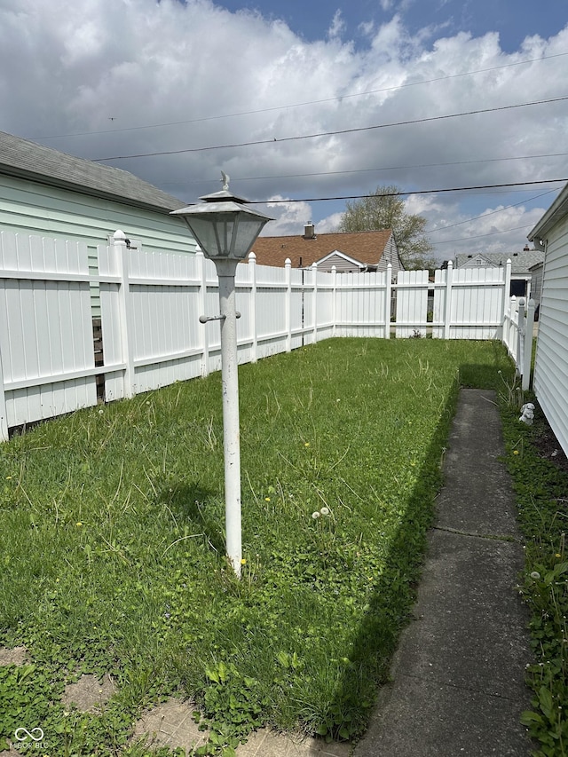 318 Elva St, Anderson, IN 46013 - view of yard featuring fence