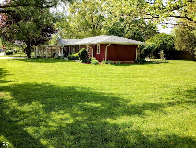 view of yard