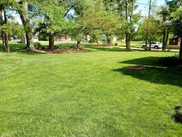 view of yard