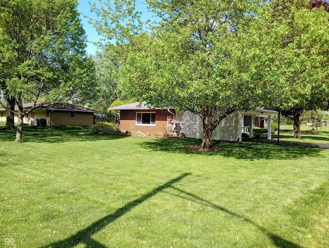 view of yard
