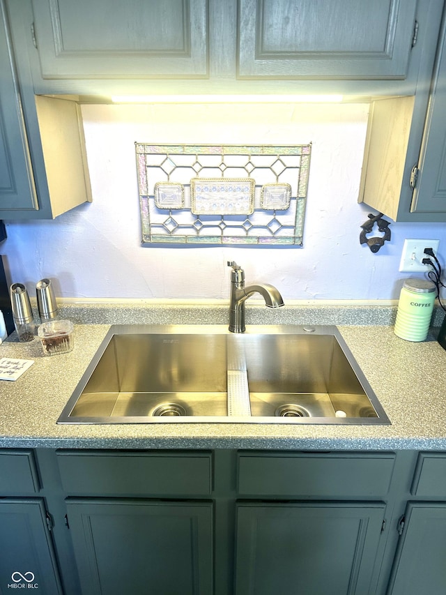 2119 S Garfield Dr, Indianapolis, IN 46203 - kitchen featuring a sink and light countertops
