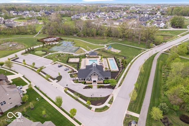 1013 Domino Dr, Carmel, IN 46032 - bird's eye view