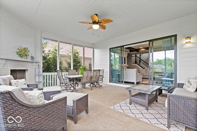 1013 Domino Dr, Carmel, IN 46032 - view of sunroom / solarium