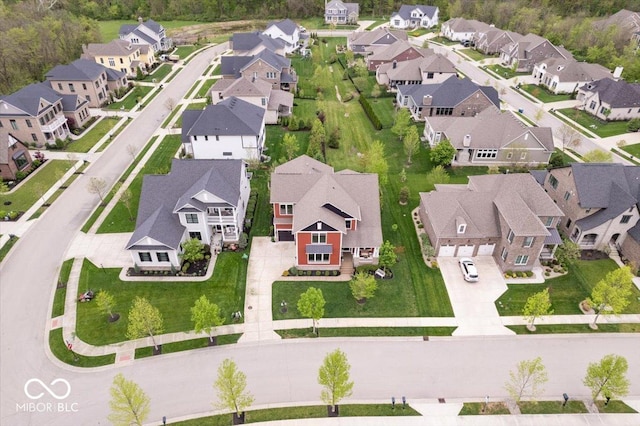 1013 Domino Dr, Carmel, IN 46032 - birds eye view of property featuring a residential view