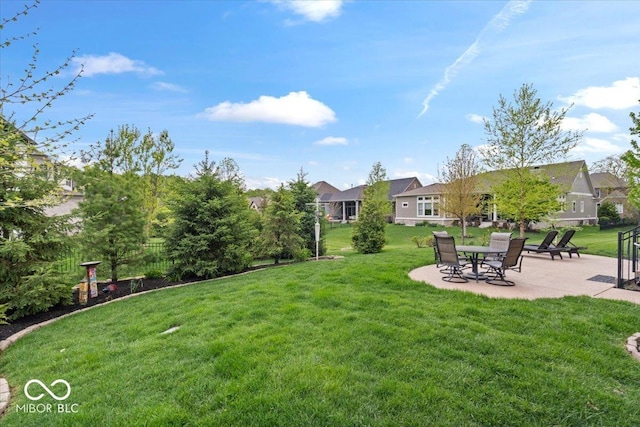 1013 Domino Dr, Carmel, IN 46032 - view of yard featuring a patio area