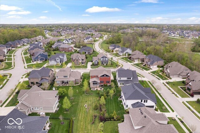 1013 Domino Dr, Carmel, IN 46032 - drone / aerial view featuring a residential view